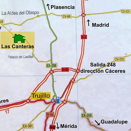 Casa Rural Las Canteras Trujillo Kültér fotó